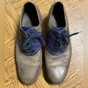 ColeHaan brown and blue dress shoes - size 9 - $60